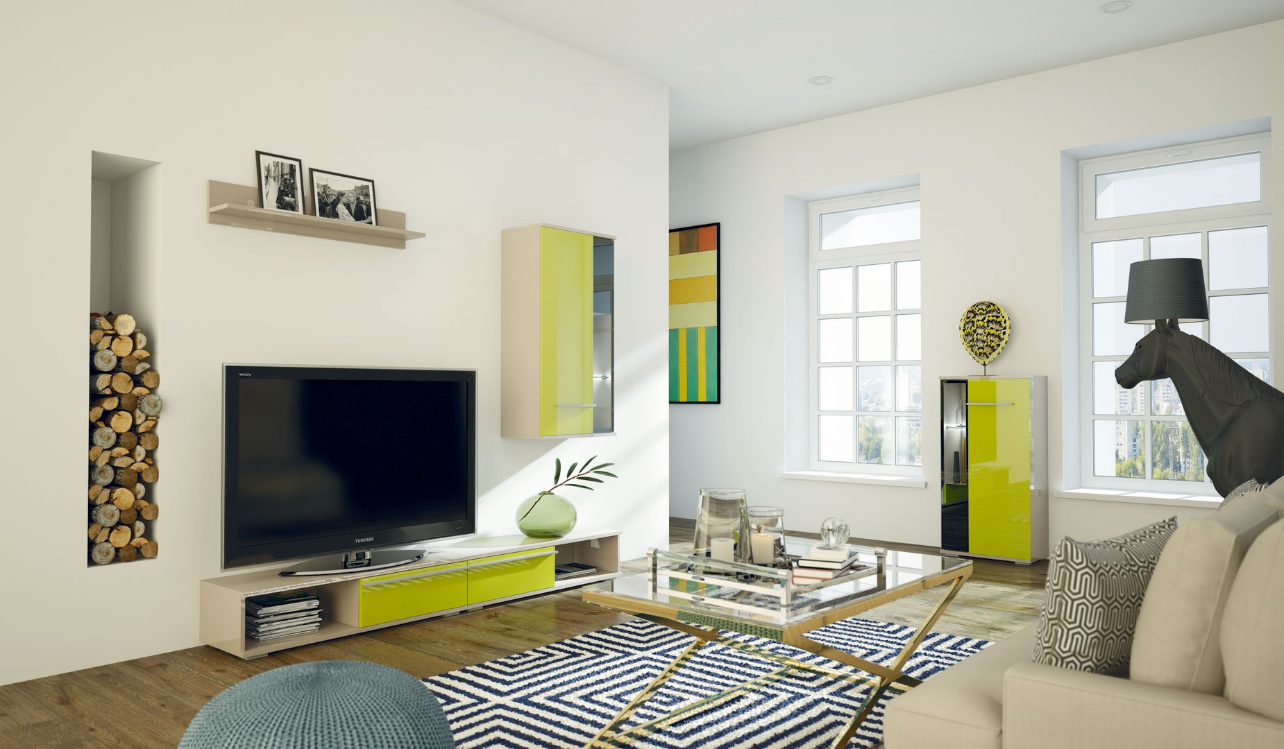 Стенка BLANCHE (артикул 834)